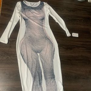 Body cut out dress